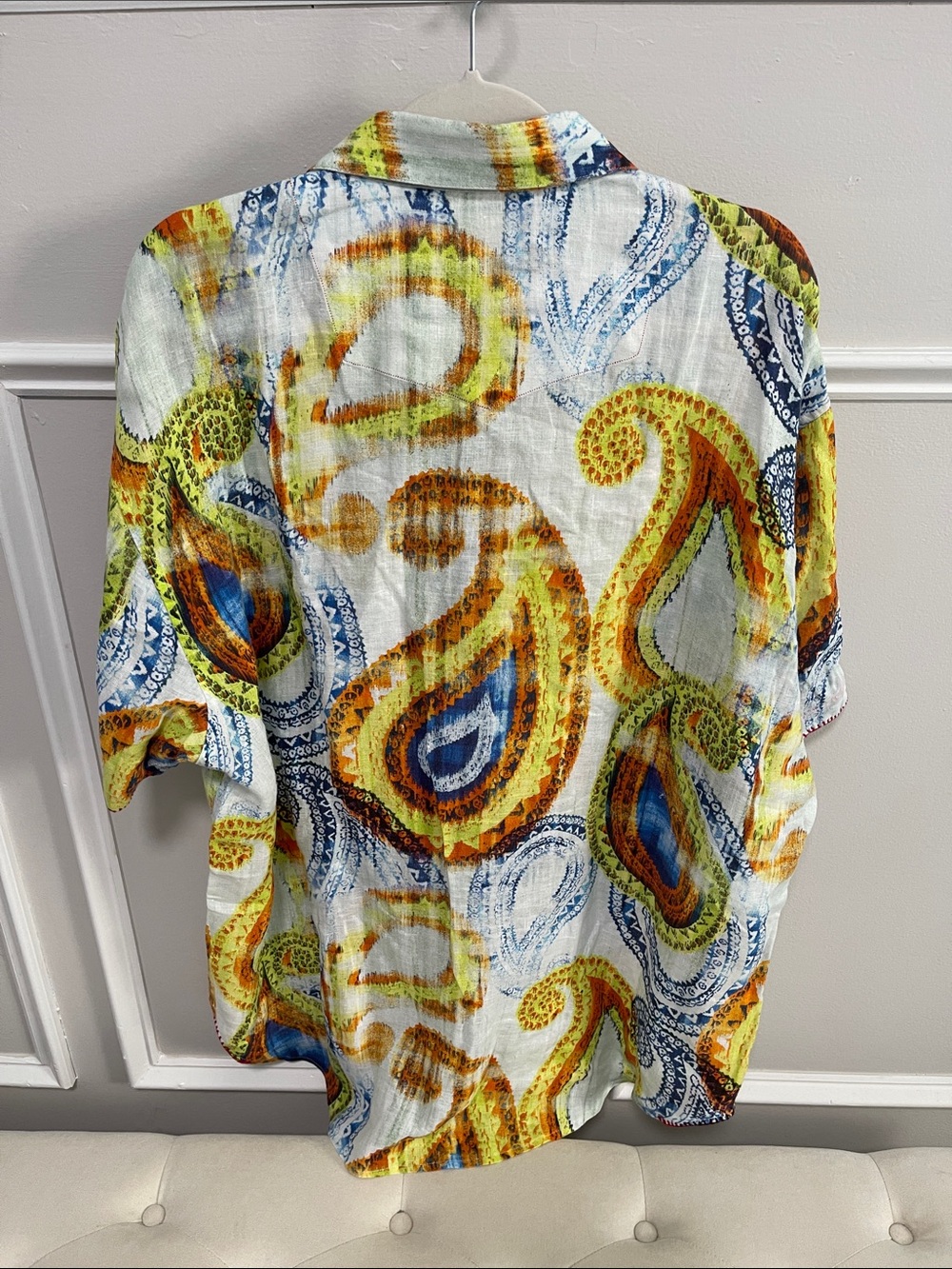 Robert Graham Paisley Linen Shirt - Picture 3 of 8